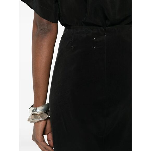 Maison Margiela Black Skirts - A-Line Skirts Women - Picture 2 of 5